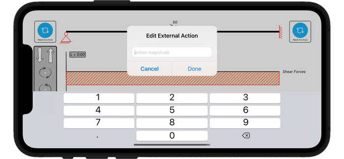 Beam static analysis