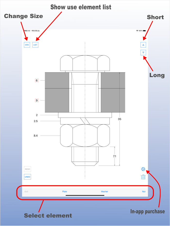 Bolt Length - Nominal Length