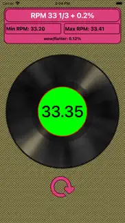 rpm meter for turntable iphone screenshot 4