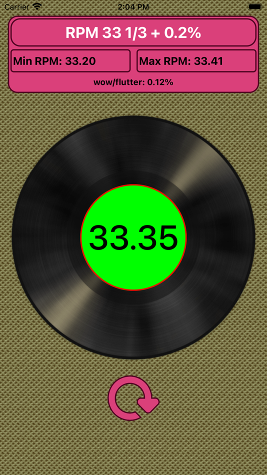#4. RPM Meter for Turntable (iOS) 由: Krzysztof Gwiazda