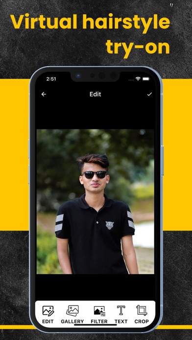 Man Hair Style Photo Maker Screenshot
