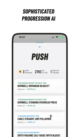 Game screenshot PUSH Workout Training AI hack