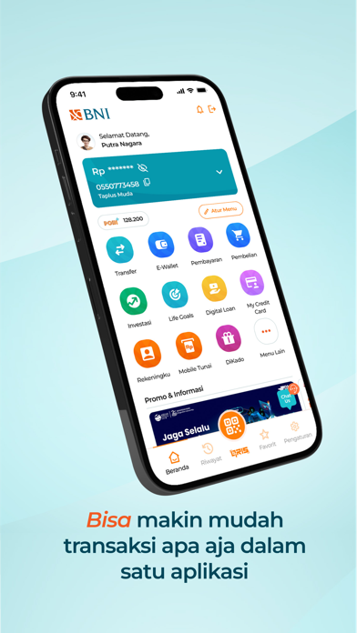 BNI Mobile Banking Screenshot