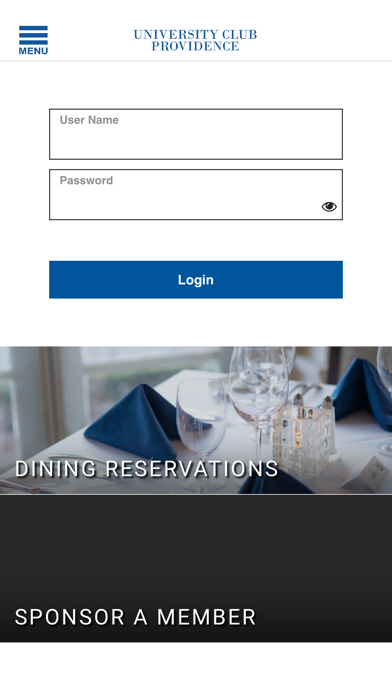 University Club of Providence Screenshot