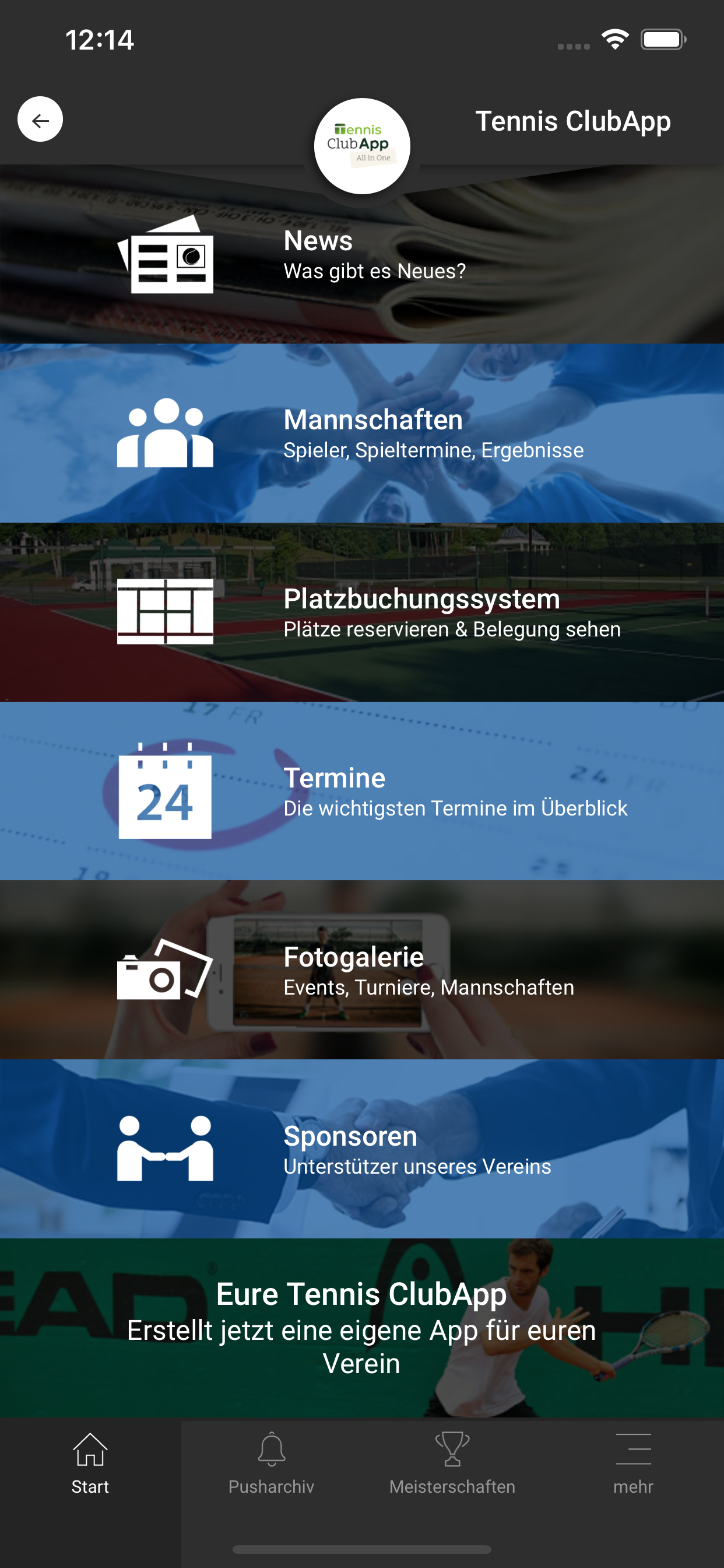 Tennis ClubApp