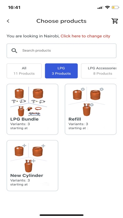 EasyGas Kenya Screenshot