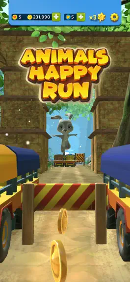 Game screenshot Animals Happy Run 3D Kids Game mod apk