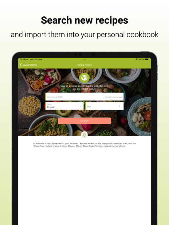 Cookmate - My Recipe Organizer iPad screenshot 7 - Food & Drink app