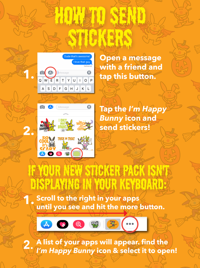 Its Happy Bunny Halloween