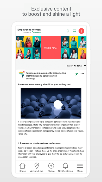 Empowering Women Screenshot