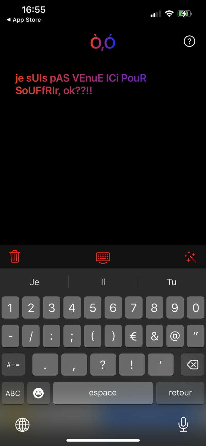 Fool modificateur de texte