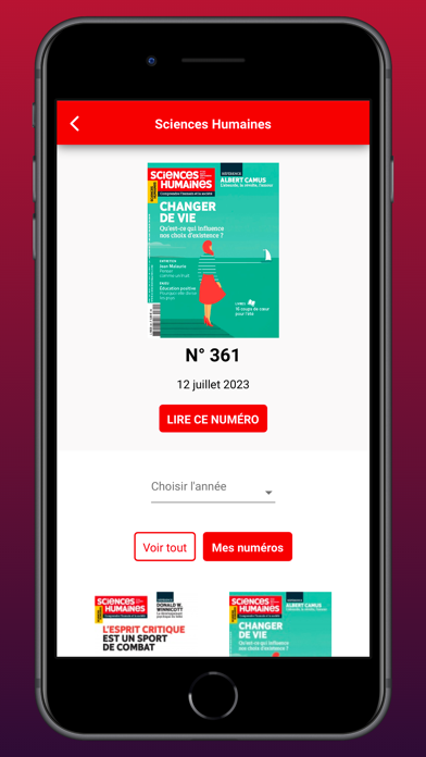 Sciences Humaines Screenshot