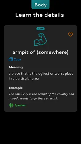 Game screenshot English Body Idioms hack