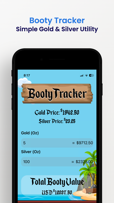 Booty Tracker Screenshot
