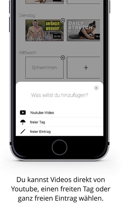 Video-Fitness-Planner light Screenshot