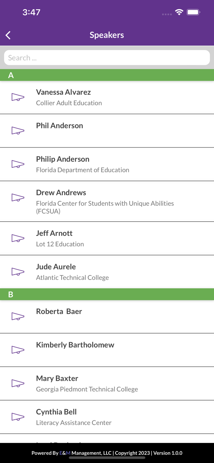 2023 SE Regional ACE Conf.