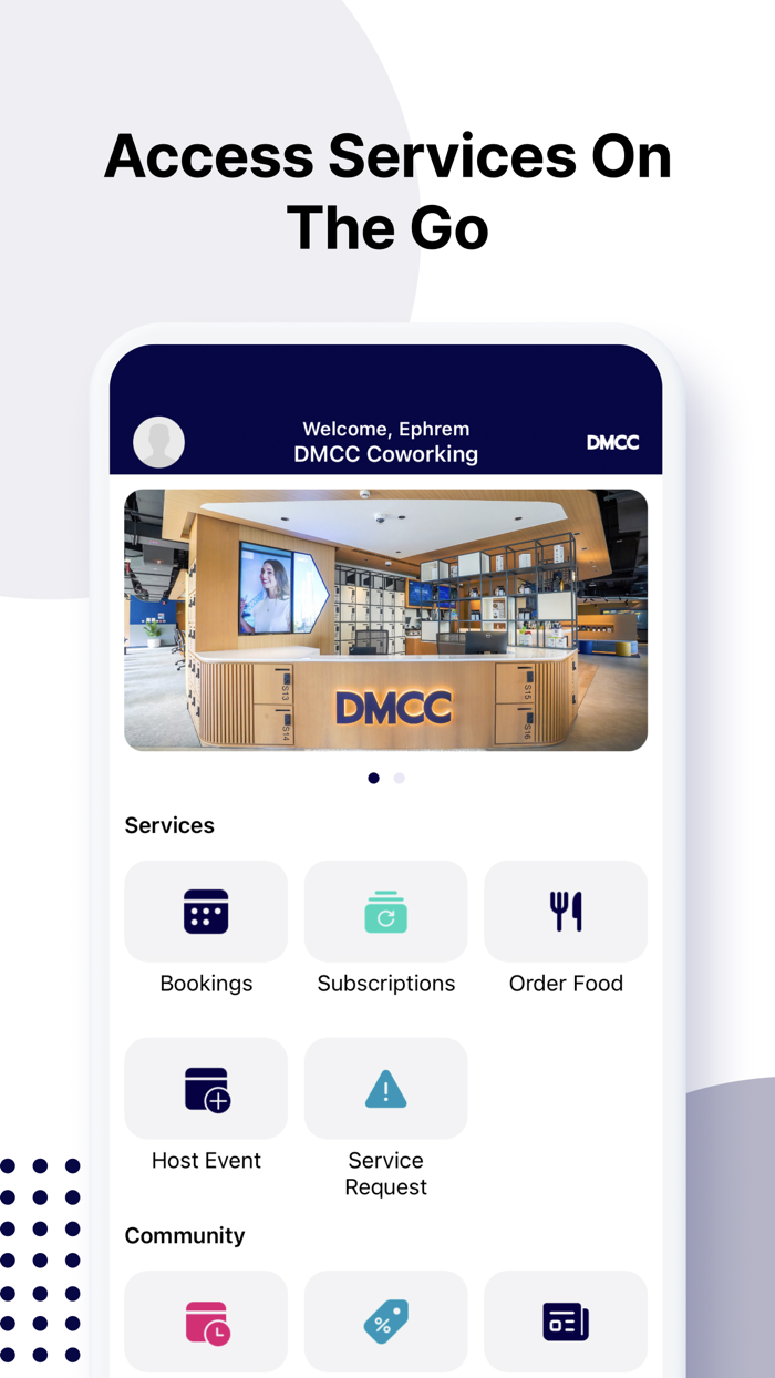 DMCC Coworking App
