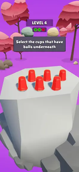 Game screenshot Tricky Cups - A Ball game apk