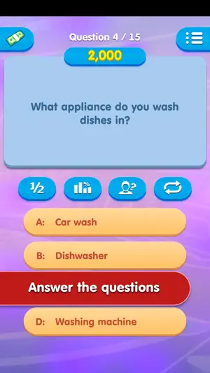 Millionaire Trivia: Home Build screenshot 1