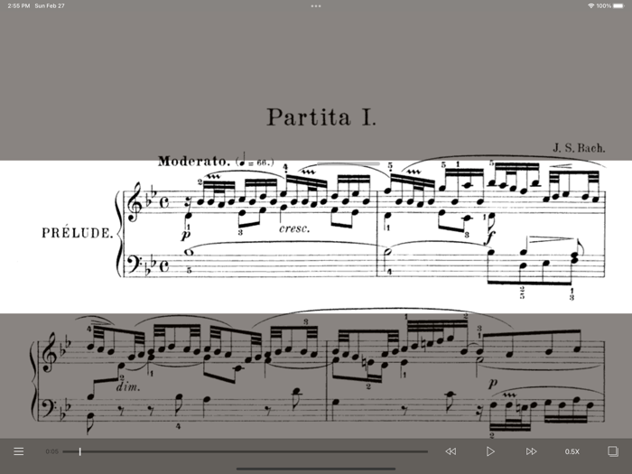 Bach Partitas - SyncScore