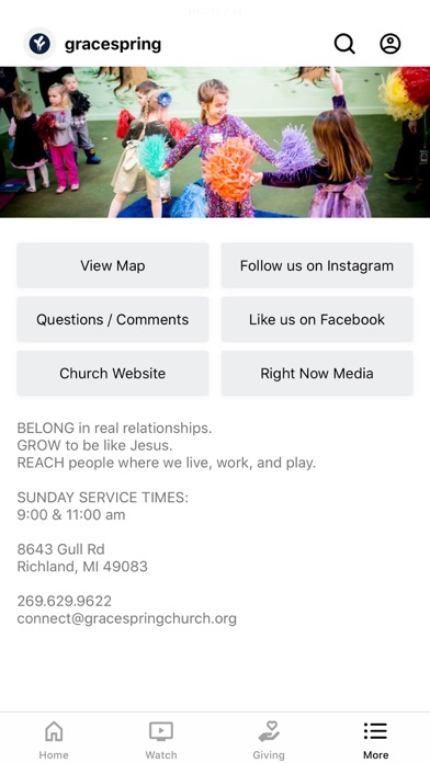 gracespring Bible Church Screenshot