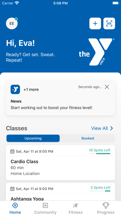Bloomsburg Area YMCA Screenshot