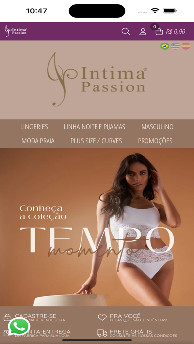 Intima Passion Lingerie Screenshot