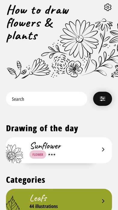 How to draw flowers tutorials Screenshot