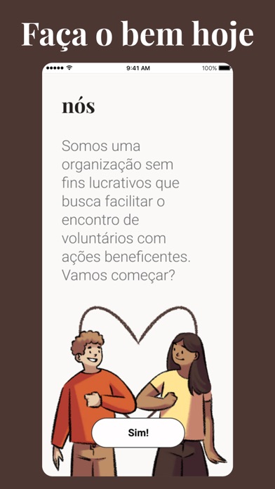 NÓS Nosso Olhar Solidário Screenshot