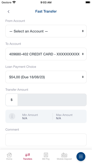 SSCU Mobile Banking Screenshot