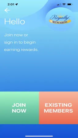 Royalty Rewards® Member App screenshot 1