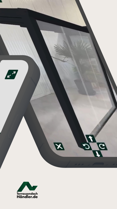Terrassendach AR Screenshot