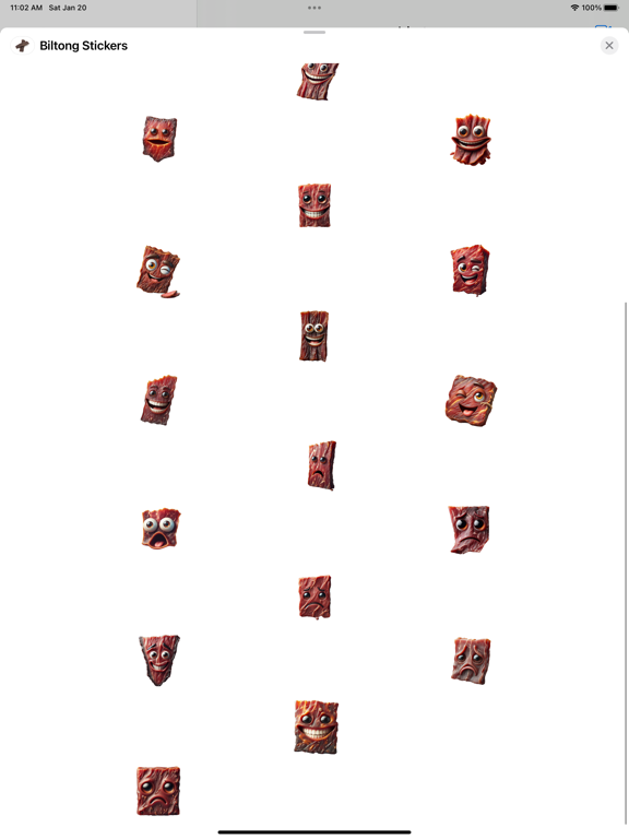 Screenshot #5 pour Biltong Stickers