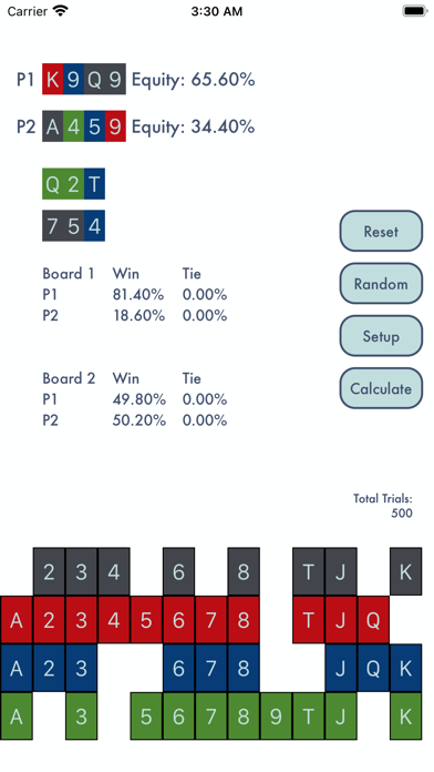 Double Board Equity Calculatorのおすすめ画像1