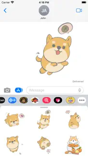 How to cancel & delete shiba inu stickers 1