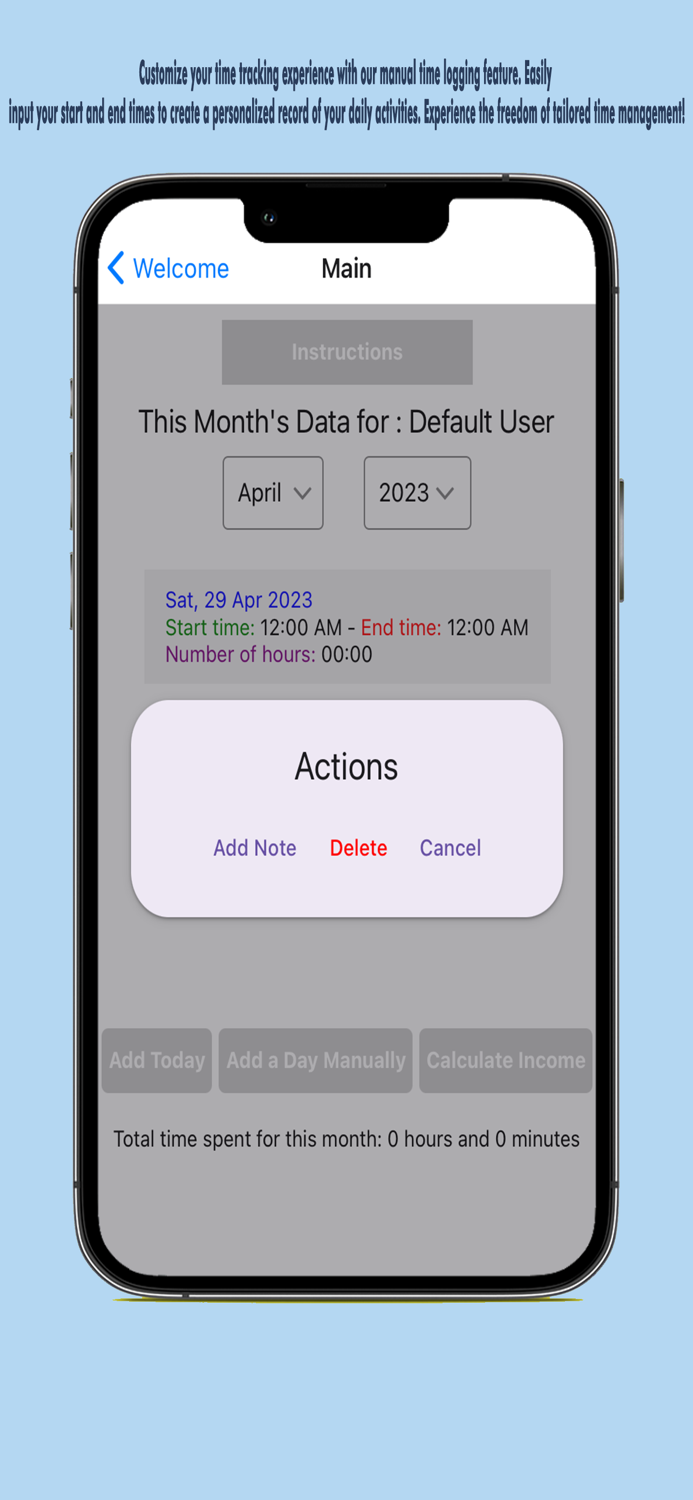Trackr - Track your hours