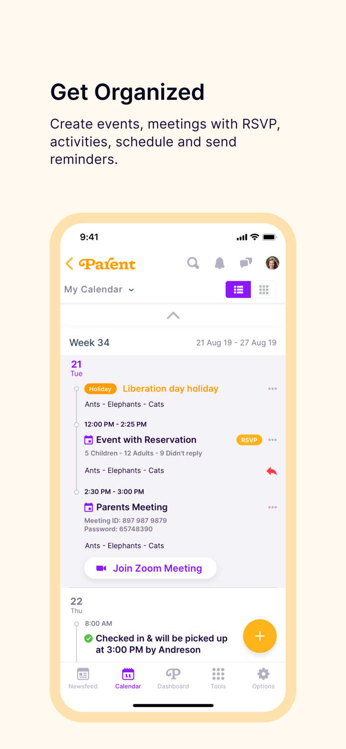 Parent Child Care App