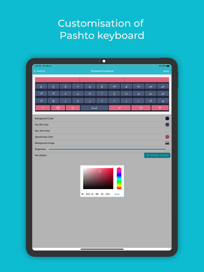 Pashto Keyboard Translator