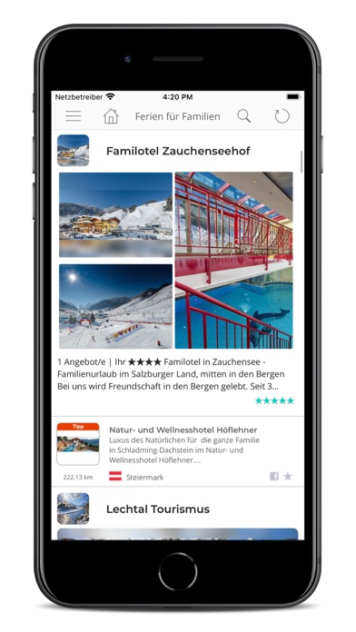 Urlaub - Ferien für Familien Screenshot