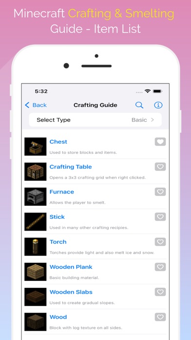 Screenshot #1 pour Guide for Minecraft: Crafting