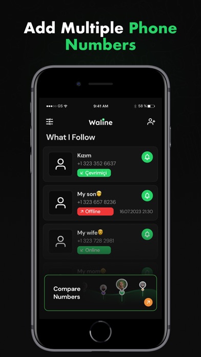 Waline: Online Tracker Screenshot