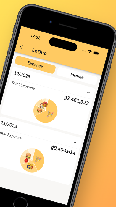 Billmate : Income Expense Note Screenshot