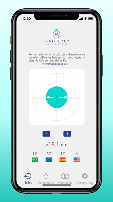 Ring Sizer Marcvs Screenshot