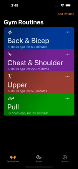 Game screenshot Gym Routine Tracker+ mod apk