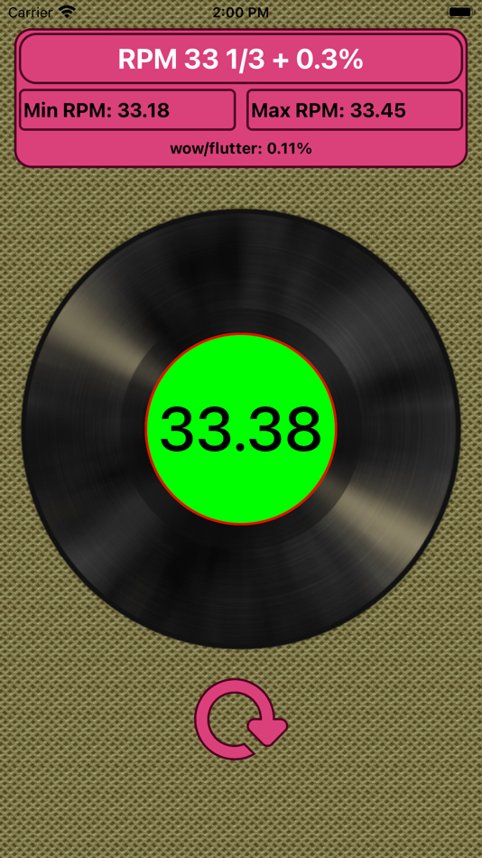 #2. RPM Meter for Turntable (iOS) 由: Krzysztof Gwiazda