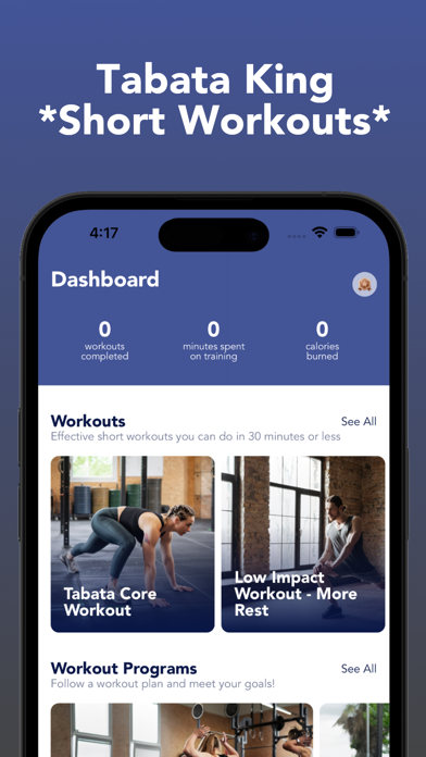 Tabata King - Short Workouts Screenshot