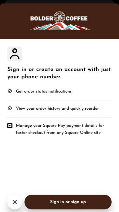 Bolder Coffee Screenshot