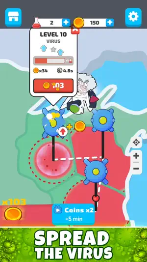 Virus Evolution: Destroy Earth screenshot 2