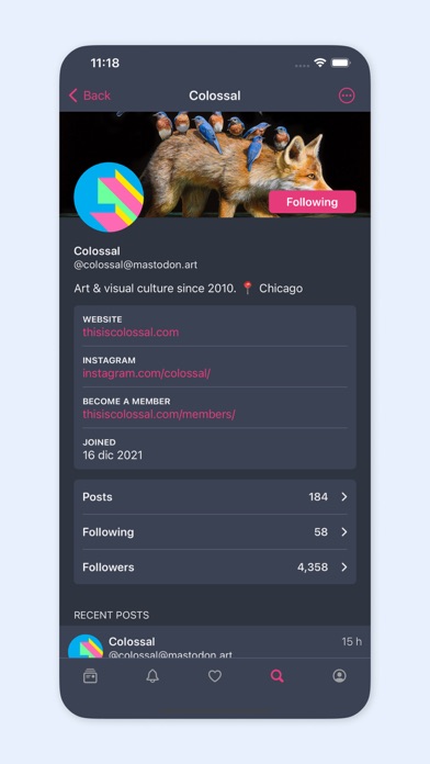 Woolly for Mastodon Screenshot