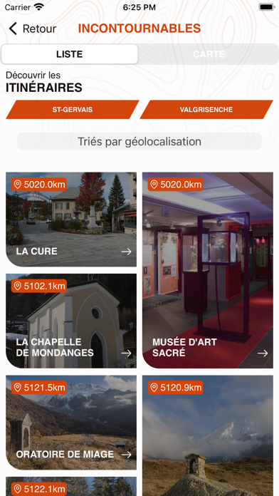 Itineras Passerelle Screenshot